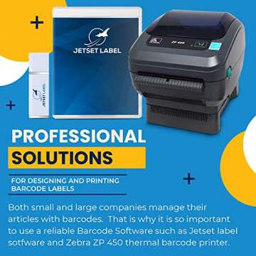 Zebra ZP450 (ZP 450) Label Thermal Bar Code Printer | USB, Serial, and Parallel Connectivity 203 DPI Resolution | Made for UPS WorldShip | Includes Software