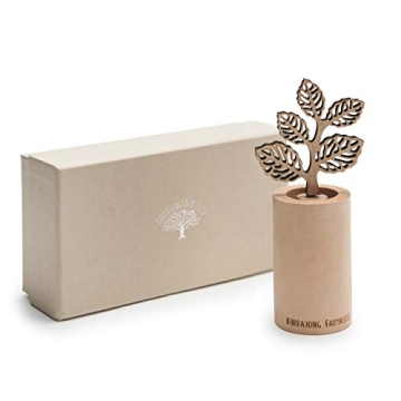 Kurrajong Farmhouse Essential Oil Diffuser | Eco-Friendly Flower Diffuser for Aromatherapy | 6" Wood...