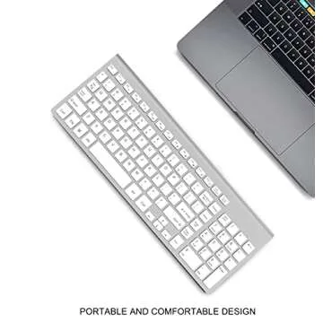 JOYACCESS Slim Wireless Keyboard for Laptop & MacBook