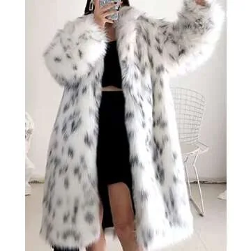 CHARTOU Women's Faux Fur Jacket for Stylish Winter Wear