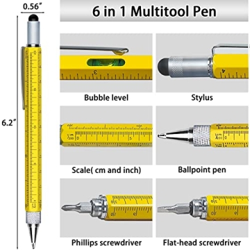 Multitool Pen Set 2pcs Unique Gifts for Men Cool Gadgets