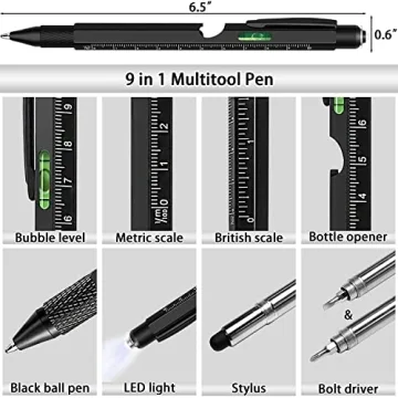 Multitool Pen Set 2pcs Unique Gifts for Men Cool Gadgets