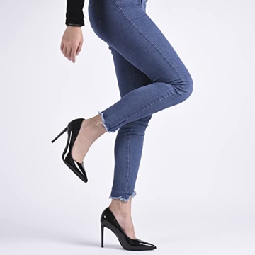 Mhuire Women High Heels Elegant 3.94 Inch Stiletto Pumps