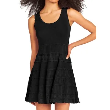 Fisoew Women's Summer Mini Dress - Casual Chic Style