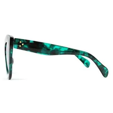 Stylish Retro Cat Eye Oversized Sunglasses - FEISEDY B2572