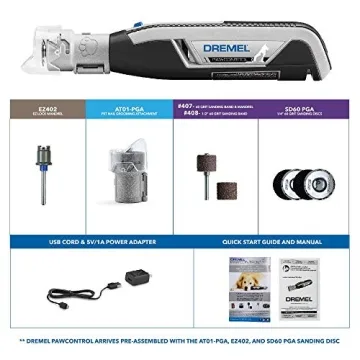 Dremel PawControl Dog Nail Grinder - Cordless Grooming Tool