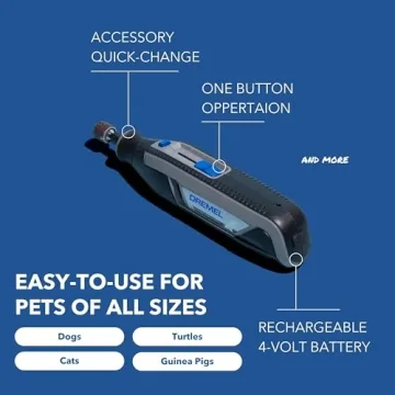 Dremel PawControl Dog Nail Grinder - Cordless Grooming Tool