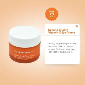 Ole Henriksen Olehenriksen Banana Bright+ Vitamin C Eye Crème 0.5 oz, 0.50 Ounce (Pack of 1)