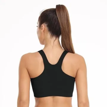 Wireless Front Zip Sports Bra Pack for Women
