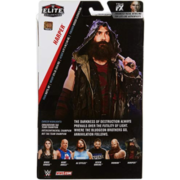 WWE Luke Harper Elite Collection Action Figure for Fans