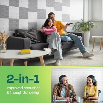 Ekkogo Acoustic Panels 18-Pack Soundproof Wall Panels