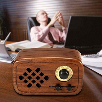 Rerii Handmade Walnut Bluetooth Speaker for All Occasions