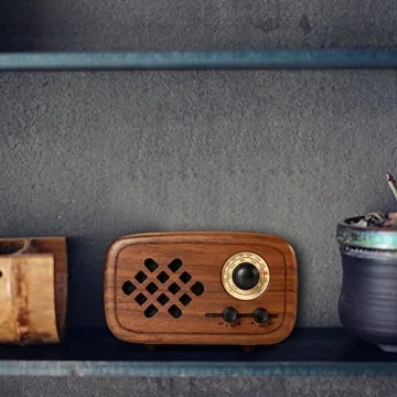 Rerii Handmade Walnut Bluetooth Speaker for All Occasions