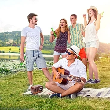 Rerii Handmade Walnut Bluetooth Speaker for All Occasions