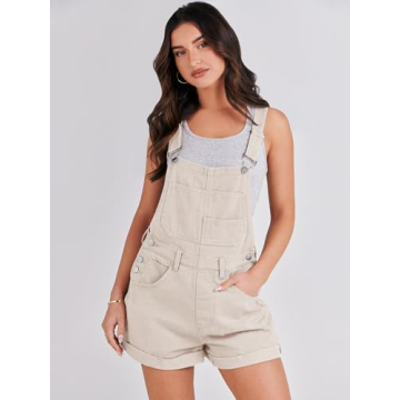 ANRABESS Women’s Summer Denim Overalls for Casual Style