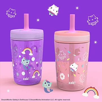 Gabby's Dollhouse Toddler Cups - 15oz Leak-Proof 2-Pack