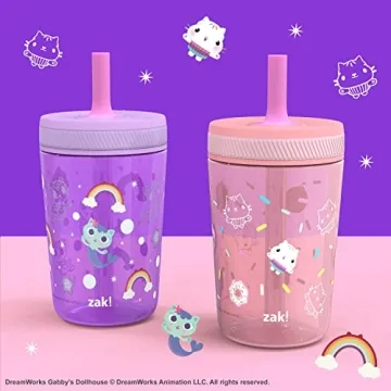 Gabby's Dollhouse Toddler Cups - 15oz Leak-Proof 2-Pack