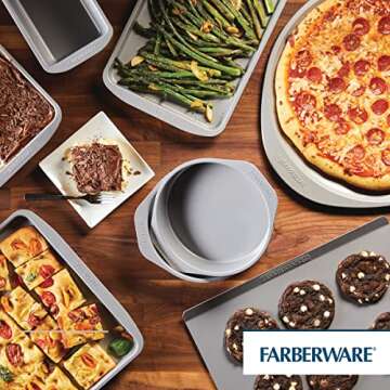 Farberware GoldenBake Nonstick Baking Pan with Lid - Gray