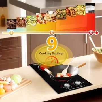 Cusinesync Electric Cooktop 2 Burners Ideal for Any Kitchen