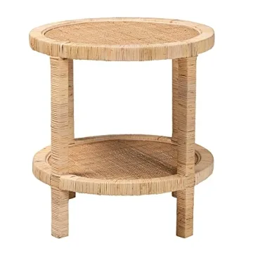 bali & pari Bella Rattan End Table for Elegant Homes