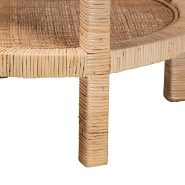bali & pari Bella Rattan End Table for Elegant Homes