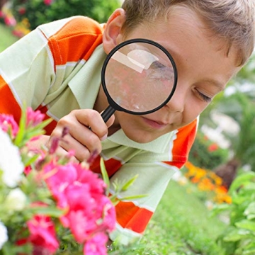 Elcoho 15 Pack Magnifying Glass for Fun and Learning