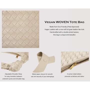 Leather Woven Bag for Women, Woven Knot Clutch Bag, Dumpling Bag Hobo Bag, Vegan Leather Top Handle Bag, Leather Purse Tote Handbag, Evening Bag, Braided Bag,Beige