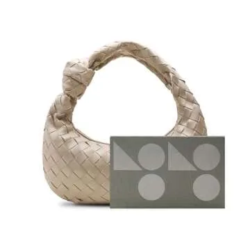 Leather Woven Bag for Women, Woven Knot Clutch Bag, Dumpling Bag Hobo Bag, Vegan Leather Top Handle Bag, Leather Purse Tote Handbag, Evening Bag, Braided Bag,Beige