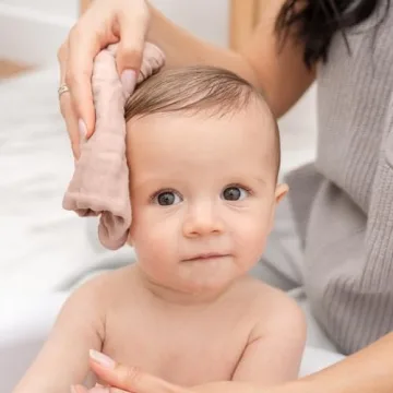 Soft Muslin Cotton Baby Washcloths - 10 Pack