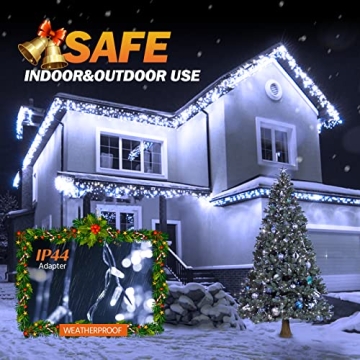 USOKYO 480 LED Icicle Christmas Lights for Every Occasion