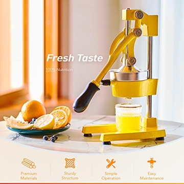CO-Z Hand Press Citrus Juicer for Fresh Orange and Lime Juice