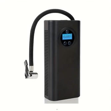 YPENSLZX Tire Inflator Portable Air Compressor, Cordless Air Pump for Car Tires, Electric Bike Tire ...