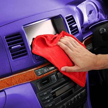 Simpli-Magic 79101 Shop Towels 50 Pack - Eco-Friendly & Absorbent