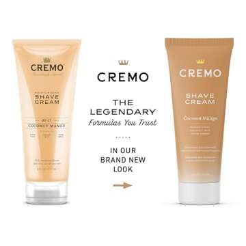 Cremo Womens Shaving Cream Sensitive Skin, Moisturizing, Coconut Mango, Ultra-Slick Shave Cream for ...