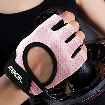 ATERCEL Weight Lifting Gloves with Full Palm Protection