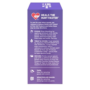 Band-Aid Cushion Care Non-Stick Gauze Pads 10 Count