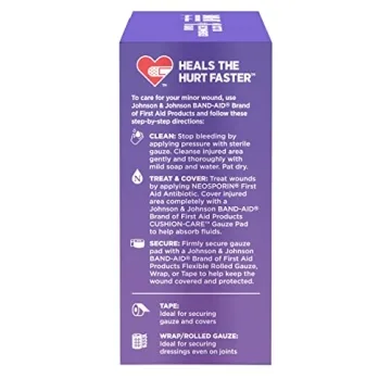 Band-Aid Cushion Care Non-Stick Gauze Pads 10 Count