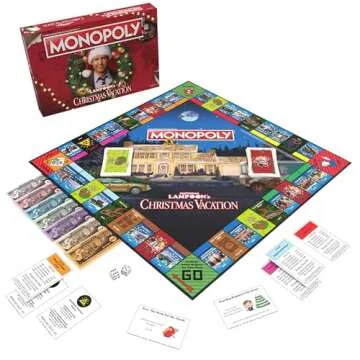 MONOPOLY Christmas Vacation Edition - Fun for All Ages!