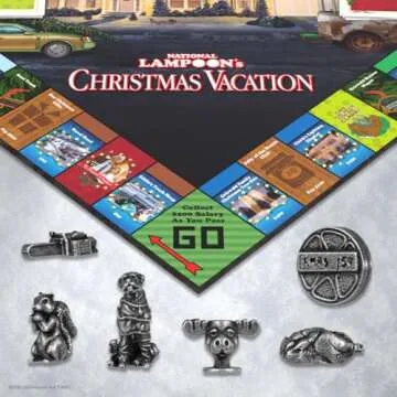 MONOPOLY Christmas Vacation Edition - Fun for All Ages!