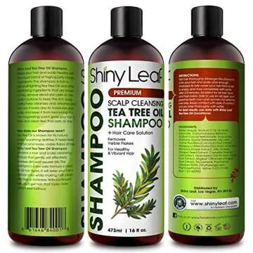 Tea Tree Shampoo for Dandruff & Lice Relief - 16 Oz