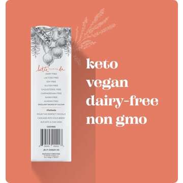 milkadamia Macadamia Milk - Unsweetened Barista - 32 Fl Oz (Pack of 6) - Lactose Free Milk, Vegan Shelf Stable Milk, Plant Based Non Dairy Milk, Organic Dairy Free Macadamia Nut Milk
