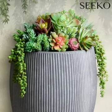 Realistic Faux Succulents 28pc for Any Decor