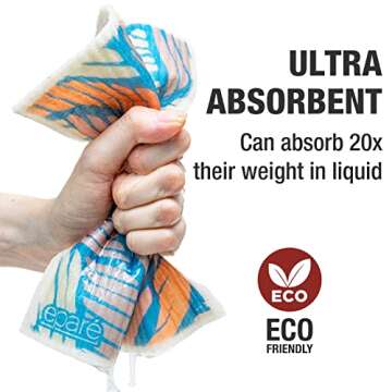 Eparé Absorbent Swedish Dish Cloths - 8 Pack Reusable Towels