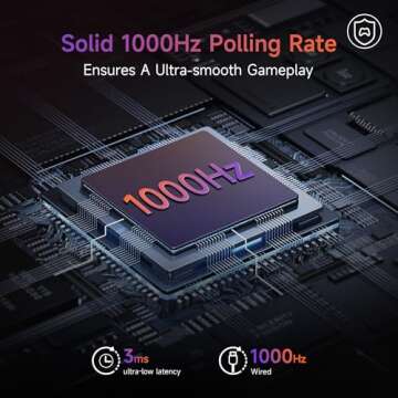 EasySMX X20 Wireless Gaming Controller with RGB Backlit, 2-Stage Hall Effect Stick, 1000Hz Polling Rate, 6-Axis Gyro on Multi-Platform, Mech Buttons- Compatible with PC/Switch/Steam/Android