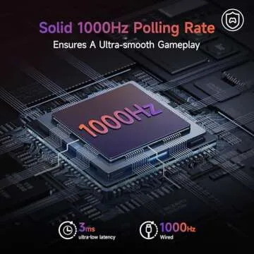 EasySMX X20 Wireless Gaming Controller with RGB Backlit, 2-Stage Hall Effect Stick, 1000Hz Polling Rate, 6-Axis Gyro on Multi-Platform, Mech Buttons- Compatible with PC/Switch/Steam/Android