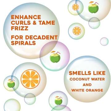 OGX Quenching + Coconut Curls Curling Hair Butter, Deep Moisture Leave-In Hair Mask & Treatment with...