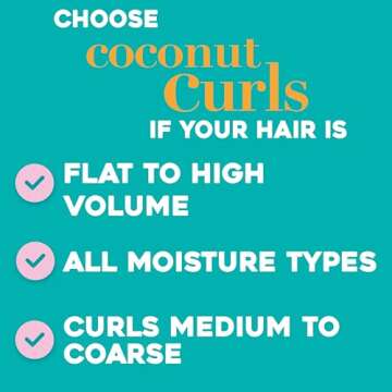 OGX Quenching + Coconut Curls Curling Hair Butter, Deep Moisture Leave-In Hair Mask & Treatment with Coconut Oil, Citrus Oil & Honey, Paraben-Free and Sulfated-Surfactants Free, 6.6 oz