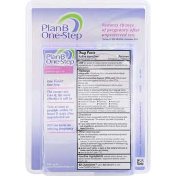Plan B One-Step Emergency Contraceptive, 1.5 Mg (1 Tablet)
