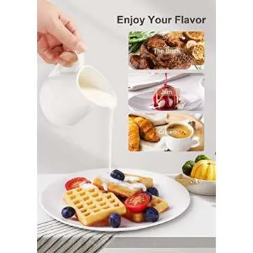 Nucookery 4 Oz Creamer Pitcher Set for Home Use