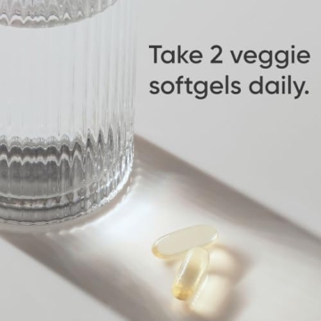 Vegan Omega-3 Algae Oil Supplement with No Aftertaste